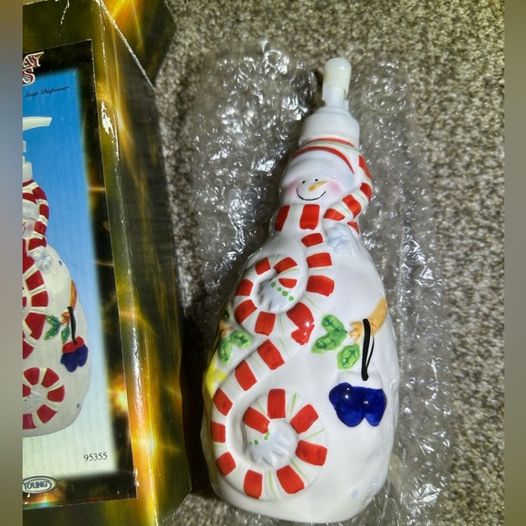 Heartfelt Kitchen Creations Snowman Soap Dispenser (2005 Exclusive) - Picture 1 of 4